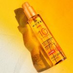 Nuxe's Tanning Sun Oil SPF10, SPF30 and SPF50 and Delicious Sun Spray SPF30 and SPF50 were relaunched in new a revamped packaging with Aptar's PZ Twist pump at the start of the year in Europe, Asia and South America.