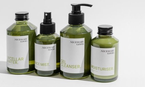 Skincare brand Necessary Good runs on glass packaging and compostable refills